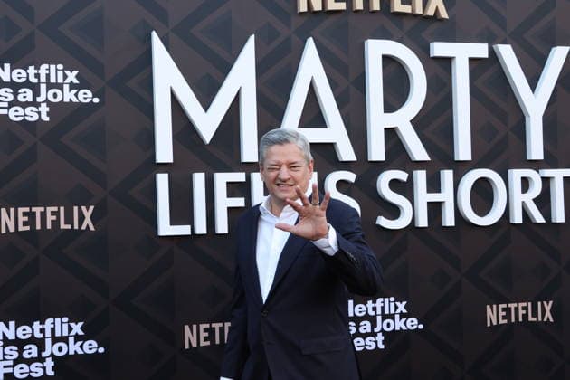Marty, Life Is Short Premiere LOS ANGELES, CALIFORNIA - MAY 06:Ted Sarandos at the Los Angeles Premiere of Netflix s Marty, Life Is Short at The Egyptian Theatre Hollywood on May 06, 2026 in Los Angeles, California. Credit: AdMedia EDITORIAL USE ONLY  Copyright: xx AdMediax admphotostwo987250