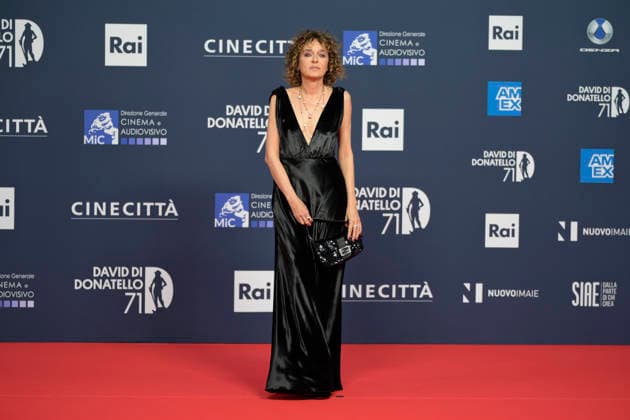 May 6, 2026, Rome, Italy: Valeria Golino attends the red carpet of David Di Donatello 2026 at CinecittÃ studios. Rome Italy  - ZUMAs197 20260506_aaa_s197_330 Copyright: xMarioxCartellix