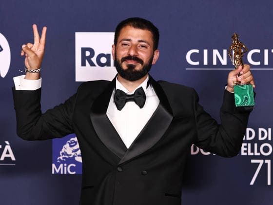 Rome, 71st David di Donatello Awards, Red Carpet Awards - Pictured: Omar Rammal  Copyright: xMarcoxProvvisionatox xipa-agency.netx xDxAvanzo Landi Provvisionatox IPA_Agency_IPA74480903