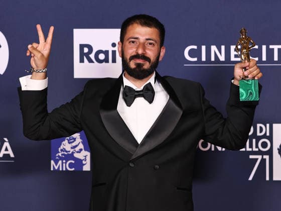 Rome, 71st David di Donatello Awards, Red Carpet Awards - Pictured: Omar Rammal  Copyright: xMarcoxProvvisionatox xipa-agency.netx xDxAvanzo Landi Provvisionatox IPA_Agency_IPA74480904