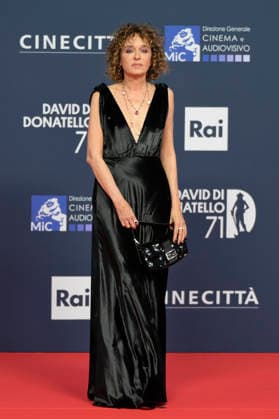 May 6, 2026, Rome, Italy: Valeria Golino attends the red carpet of David Di Donatello 2026 at CinecittÃ studios. Rome Italy  - ZUMAs197 20260506_aaa_s197_328 Copyright: xMarioxCartellix