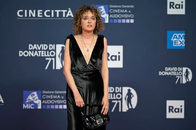 May 6, 2026, Rome, Italy: Valeria Golino attends the red carpet of David Di Donatello 2026 at CinecittÃ studios. Rome Italy - ZUMAs197 20260506_aaa_s197_329 Copyright: xMarioxCartellix