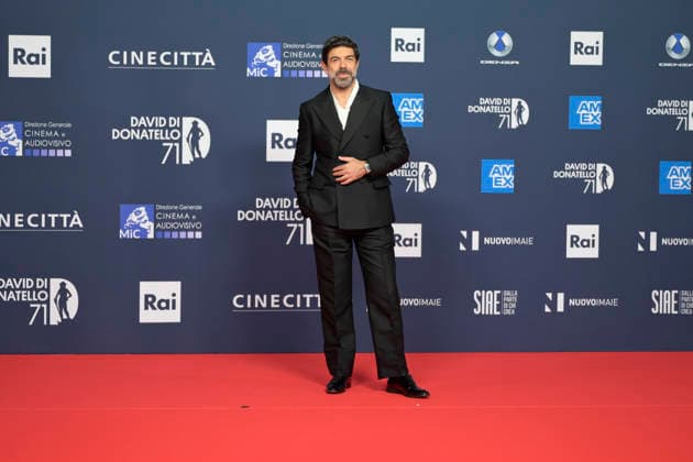 May 6, 2026, Rome, Italy: Pierfrancesco Favino attends the red carpet of David Di Donatello 2026 at CinecittÃ studios. Rome Italy  - ZUMAs197 20260506_aaa_s197_384 Copyright: xMarioxCartellix