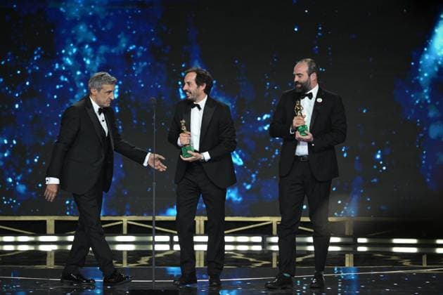 Rome, 71st David di Donatello Awards, Broadcast. In the photo: Francesco SOSSAI - Adriano CANDIAGO  Copyright: xMaurizioxD Avanzox xipa-agency.netx xDxAvanzo Provvisionato Landix IPA_Agency_IPA74481078
