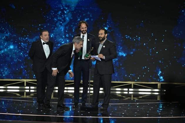 Rome, 71st David di Donatello Awards, Broadcast. Pictured: Andrea CASTORINA, Marco MARTUCCI  Copyright: xMaurizioxD Avanzox xipa-agency.netx xDxAvanzo Provvisionato Landix IPA_Agency_IPA74481105