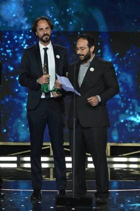 Rome, 71st David di Donatello Awards, Broadcast. Pictured: Andrea CASTORINA, Marco MARTUCCI  Copyright: xMaurizioxD Avanzox xipa-agency.netx xDxAvanzo Provvisionato Landix IPA_Agency_IPA74481106