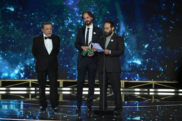 Rome, 71st David di Donatello Awards, Broadcast. Pictured: Andrea CASTORINA, Marco MARTUCCI  Copyright: xMaurizioxD Avanzox xipa-agency.netx xDxAvanzo Provvisionato Landix IPA_Agency_IPA74481108