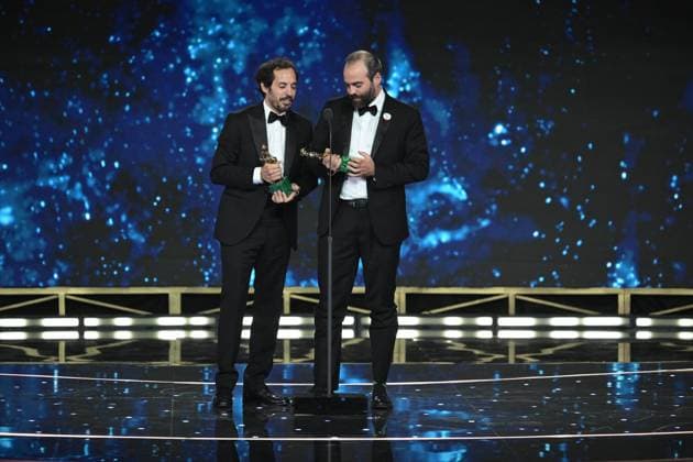 Rome, 71st David di Donatello Awards, Broadcast. In the photo: Francesco SOSSAI - Adriano CANDIAGO  Copyright: xMaurizioxD Avanzox xipa-agency.netx xDxAvanzo Provvisionato Landix IPA_Agency_IPA74481095