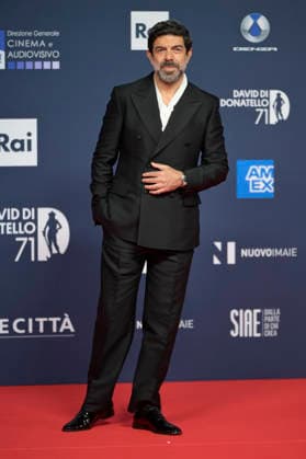May 6, 2026, Rome, Italy: Pierfrancesco Favino attends the red carpet of David Di Donatello 2026 at CinecittÃ studios. Rome Italy  - ZUMAs197 20260506_aaa_s197_380 Copyright: xMarioxCartellix