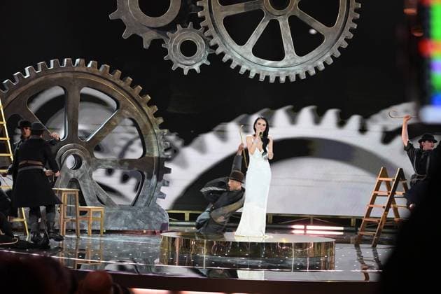 Rome, 71st David di Donatello Awards, Broadcast. In the photo: Arisa  Copyright: xMaurizioxD Avanzox xipa-agency.netx xDxAvanzo Provvisionato Landix IPA_Agency_IPA74481206