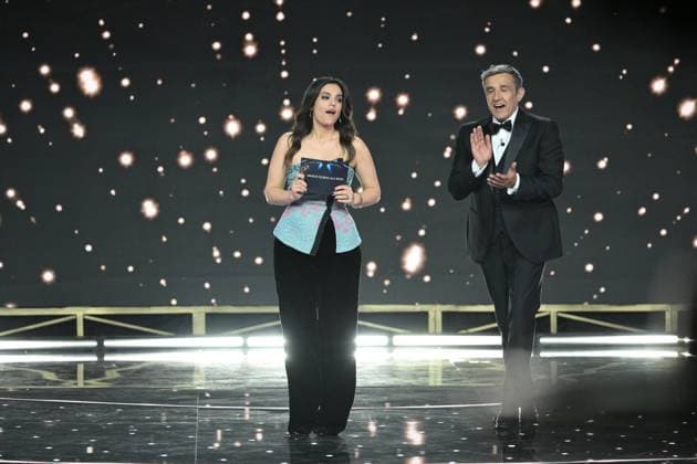 Rome, 71st David di Donatello Awards, Broadcast. Pictured: Flavio Insinna, Margherita Vicario  Copyright: xMaurizioxD Avanzox xipa-agency.netx xDxAvanzo Provvisionato Landix IPA_Agency_IPA74481248