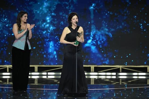 Rome, 71st David di Donatello Awards, Broadcast. Pictured: Flavio Insinna, Margherita Vicario, Margherita Spampinato  Copyright: xMaurizioxD Avanzox xipa-agency.netx xDxAvanzo Provvisionato Landix IPA_Agency_IPA74481254