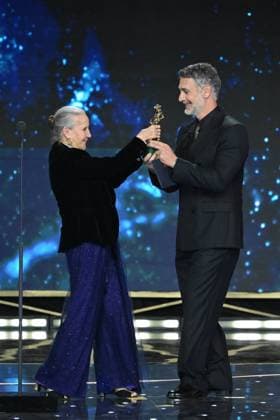 Rome, 71st David di Donatello Awards, Broadcast. Pictured: Bianca Balti, Flavio Insinna, Raoul Bova, Aurora Quattrocchi  Copyright: xMaurizioxD Avanzox xipa-agency.netx xDxAvanzo Provvisionato Landix IPA_Agency_IPA74481338