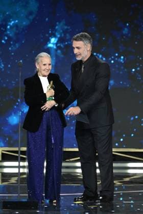 Rome, 71st David di Donatello Awards, Broadcast. Pictured: Bianca Balti, Flavio Insinna, Raoul Bova, Aurora Quattrocchi  Copyright: xMaurizioxD Avanzox xipa-agency.netx xDxAvanzo Provvisionato Landix IPA_Agency_IPA74481341