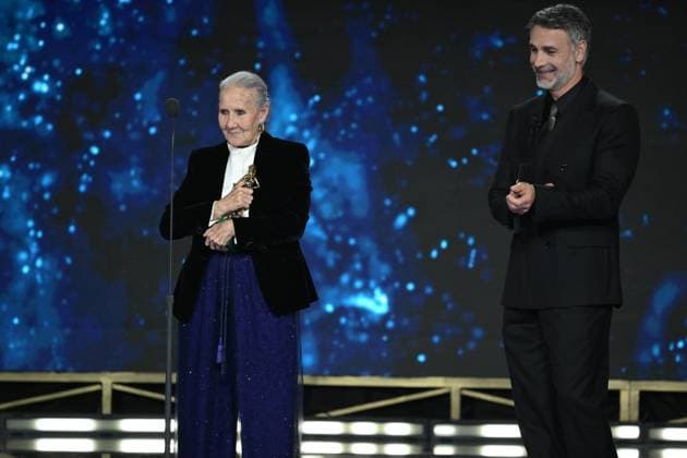 Rome, 71st David di Donatello Awards, Broadcast. Pictured: Bianca Balti, Flavio Insinna, Raoul Bova, Aurora Quattrocchi  Copyright: xMaurizioxD Avanzox xipa-agency.netx xDxAvanzo Provvisionato Landix IPA_Agency_IPA74481343