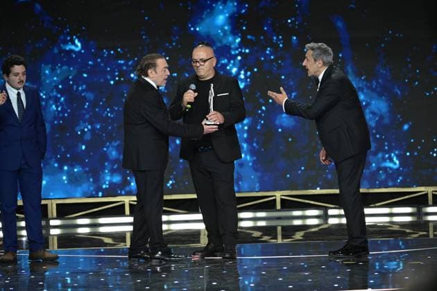 Rome, 71st David di Donatello Awards, Broadcast. Pictured: Nino Frassica  Copyright: xMaurizioxD Avanzox xipa-agency.netx xDxAvanzo Provvisionato Landix IPA_Agency_IPA74481363