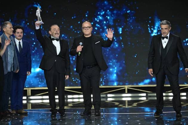 Rome, 71st David di Donatello Awards, Broadcast. Pictured: Nino Frassica  Copyright: xMaurizioxD Avanzox xipa-agency.netx xDxAvanzo Provvisionato Landix IPA_Agency_IPA74481365