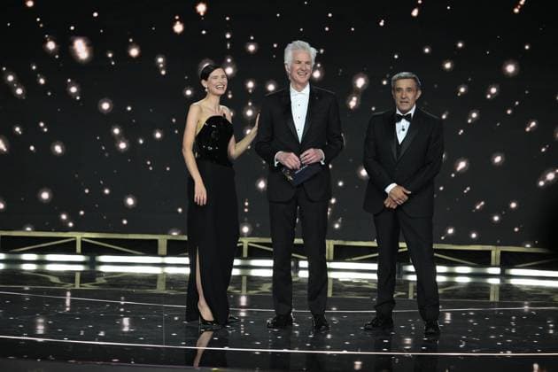 Rome, 71st David di Donatello Awards, Broadcast. Pictured: Bianca Balti, Flavio Insinna, Matthew Modine  Copyright: xMaurizioxD Avanzox xipa-agency.netx xDxAvanzo Provvisionato Landix IPA_Agency_IPA74481460