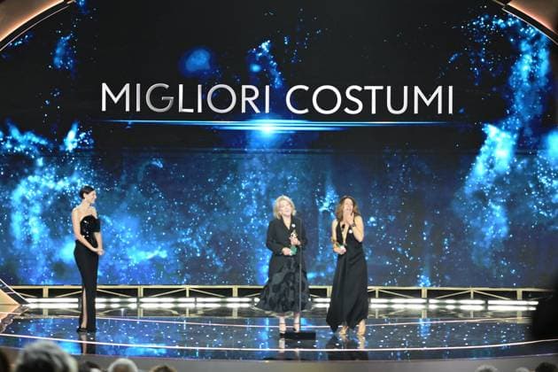 Rome, 71st David di Donatello Awards, Broadcast. In the photo: Maria Rita BARBERA - Gaia CALDERONE  Copyright: xMaurizioxD Avanzox xipa-agency.netx xDxAvanzo Provvisionato Landix IPA_Agency_IPA74481488