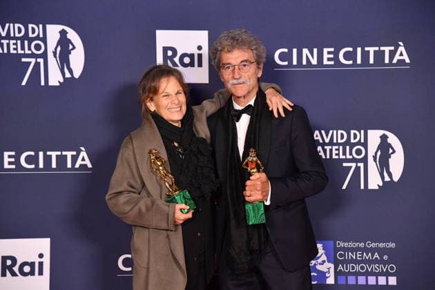Rome, 71st edition of the David di Donatello Awards, In the photo: Esmè Sciaroni Silvio Soldini  Copyright: xVincenzoxLandix xipa-agency.netx xVincenzoxLandix IPA_Agency_IPA74481716