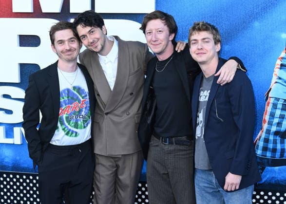 ˜Billie Eilish-Hit Me Hard and Soft: The Tour™ LA Premiere Austin Abrams, Nat Wolff, David Thompson and David Levi arriving to Paramount Picture™s Billie Eilish-Hit Me Hard and Soft: The Tour™ (Live in 3D) Los Angeles premiere held at the Village Theatre on May 6, 2026 in Westwood, CA. Westwood Village Theatre California USA Copyright: xLeexWattx xAFF-USA.COMx