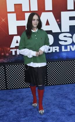 Billie Eilish at arrivals for BILLIE EILISH - HIT ME HARD AND SOFT: THE TOUR (LIVE IN 3D) Premiere, Westwood Village Theatre, Los Angeles, CA, May 06, 2026. Photo By: Elizabeth Goodenough Everett Collection BILLIE EILISH - HIT ME HARD AND SOFT: THE TOUR (LIVE IN 3D) Premiere PUBLICATIONXNOTxINxCANxCHNxFRAxITAxJPNxNORxPOLxRUSxESPxUKxUSA
