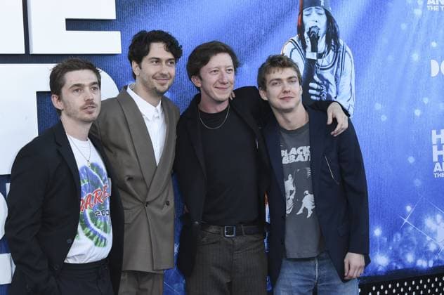 Austin Abrams, Nat Wolff, David Thompson, David Levi at arrivals for BILLIE EILISH - HIT ME HARD AND SOFT: THE TOUR (LIVE IN 3D) Premiere, Westwood Village Theatre, Los Angeles, CA, May 06, 2026. Photo By: Elizabeth Goodenough Everett Collection BILLIE EILISH - HIT ME HARD AND SOFT: THE TOUR (LIVE IN 3D) Premiere PUBLICATIONXNOTxINxCANxCHNxFRAxITAxJPNxNORxPOLxRUSxESPxUKxUSA