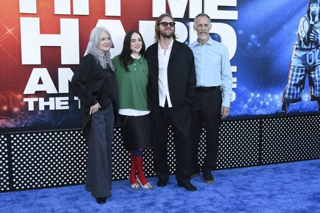 Maggie Baird, Billie Eilish, Finneas O Connell, Patrick O Connell at arrivals for BILLIE EILISH - HIT ME HARD AND SOFT: THE TOUR (LIVE IN 3D) Premiere, Westwood Village Theatre, Los Angeles, CA, May 06, 2026. Photo By: Elizabeth Goodenough Everett Collection BILLIE EILISH - HIT ME HARD AND SOFT: THE TOUR (LIVE IN 3D) Premiere PUBLICATIONXNOTxINxCANxCHNxFRAxITAxJPNxNORxPOLxRUSxESPxUKxUSA