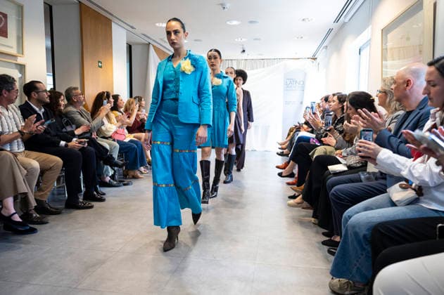 Summer Fashion Week Latam 2026 in Madrid, Spain - 6 MAY 2026. A model walks the runway at the Paulina Luna fashion show during the Summer Fashion Week Latam 2026 at the Pons Foundation . Madrid Spain Copyright: xAtilanoxGarciax xSOPAxImagesx photos17750