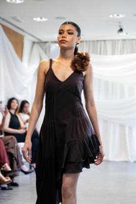 Summer Fashion Week Latam 2026 in Madrid, Spain - 6 MAY 2026. A model walks the runway at the Paulina Luna fashion show during the Summer Fashion Week Latam 2026 at the Pons Foundation . Madrid Spain Copyright: xAtilanoxGarciax xSOPAxImagesx photos17745