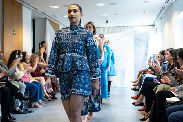 Summer Fashion Week Latam 2026 in Madrid, Spain - 6 MAY 2026. A model walks the runway at the Paulina Luna fashion show during the Summer Fashion Week Latam 2026 at the Pons Foundation . Madrid Spain Copyright: xAtilanoxGarciax xSOPAxImagesx photos17749
