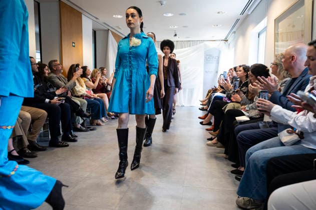 Summer Fashion Week Latam 2026 in Madrid, Spain - 6 MAY 2026. A model walks the runway at the Paulina Luna fashion show during the Summer Fashion Week Latam 2026 at the Pons Foundation . Madrid Spain Copyright: xAtilanoxGarciax xSOPAxImagesx photos17751