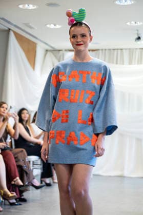 Summer Fashion Week Latam 2026 in Madrid, Spain - 6 MAY 2026. A model walks the runway at the Agatha Ruiz de la Prada fashion show during the Summer Fashion Week Latam 2026 at the Pons Foundation. Madrid Spain Copyright: xAtilanoxGarciax xSOPAxImagesx photos17753