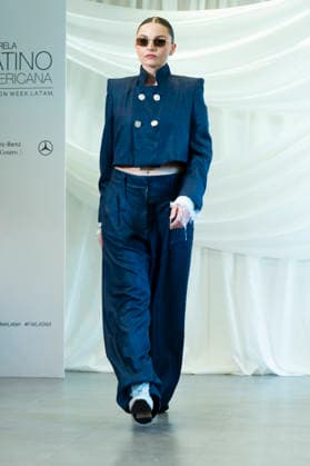 Summer Fashion Week Latam 2026 in Madrid, Spain - 6 MAY 2026. A model walks the runway at the Joseph Mendoza fashion show during the Summer Fashion Week Latam 2026 at the Pons Foundation. Madrid Spain Copyright: xAtilanoxGarciax xSOPAxImagesx photos17805