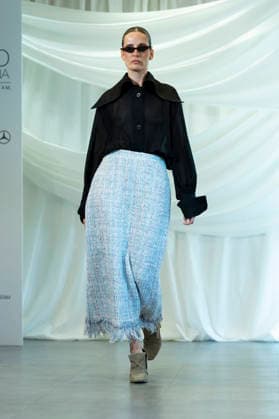 Summer Fashion Week Latam 2026 in Madrid, Spain - 6 MAY 2026. A model walks the runway at the Joseph Mendoza fashion show during the Summer Fashion Week Latam 2026 at the Pons Foundation. Madrid Spain Copyright: xAtilanoxGarciax xSOPAxImagesx photos17811