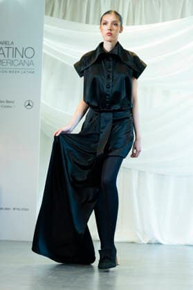Summer Fashion Week Latam 2026 in Madrid, Spain - 6 MAY 2026. A model walks the runway at the Joseph Mendoza fashion show during the Summer Fashion Week Latam 2026 at the Pons Foundation. Madrid Spain Copyright: xAtilanoxGarciax xSOPAxImagesx photos17817