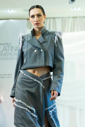 Summer Fashion Week Latam 2026 in Madrid, Spain - 6 MAY 2026. A model walks the runway at the Joseph Mendoza fashion show during the Summer Fashion Week Latam 2026 at the Pons Foundation. Madrid Spain Copyright: xAtilanoxGarciax xSOPAxImagesx photos17822