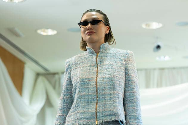 Summer Fashion Week Latam 2026 in Madrid, Spain - 6 MAY 2026. A model walks the runway at the Joseph Mendoza fashion show during the Summer Fashion Week Latam 2026 at the Pons Foundation. Madrid Spain Copyright: xAtilanoxGarciax xSOPAxImagesx photos17825