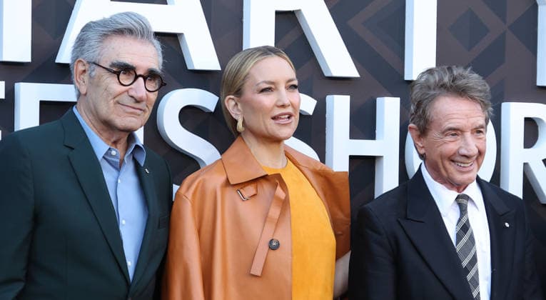 Los Angeles Premiere Of Netflix s Marty, Life Is Short Hollywood CA May 06: Eugene Levy, Kate Hudson, Martin Short Akhbarii at the Los Angeles Premiere Of Netflix s Marty, Life Is Short held at The Egyptian Theatre in Hollywood, CA. on May 06, 2026 Credit: AdMedia Hollywood CA United States EDITORIAL USE ONLY  Copyright: xx ADx admphotostwo987300