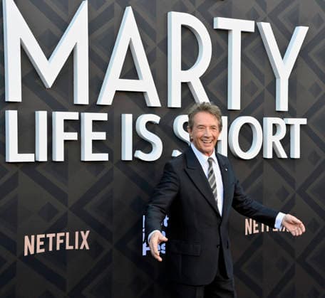 Martin Short attends the premiere of Netflix s documentary Marty Life Is Short at the Egyptian Theatre in the Hollywood section of Los Angeles on Wednesday, May 6, 2026. Storyline: The definitive documentary on comedian Martin Short, exploring his career across film, television, theater and comedy.  LAP2026050602 JIMxRUYMEN