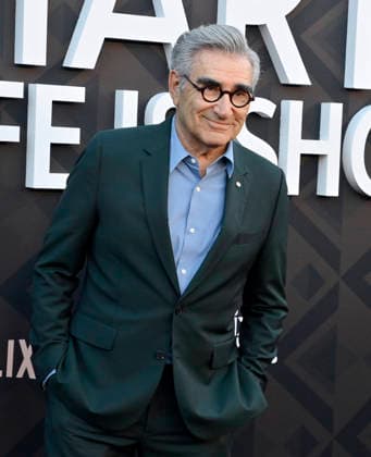 Canadian actor Eugene Levy attends the premiere of Netflix s documentary Marty Life Is Short at the Egyptian Theatre in the Hollywood section of Los Angeles on Wednesday, May 6, 2026. Storyline: The definitive documentary on comedian Martin Short, exploring his career across film, television, theater and comedy.  LAP2026050614 JIMxRUYMEN