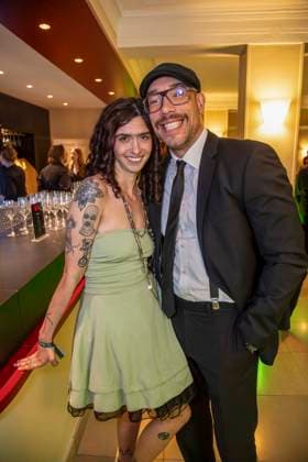ABB CANNABE Canel Aylin and Canel Aylin as guests at the world premiere of Cannabe Die Doku mit Capo at Delphi Filmpalast , on 06 05 2026 in Berlin Berlin Germany