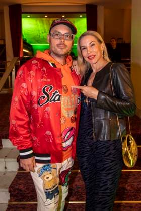 ABB CANNABE Mr Blingbling and Michelle Monballijn as guests at the world premiere of Cannabe Die Doku mit Capo at Delphi Filmpalast , on 06 05 2026 in Berlin Berlin Germany