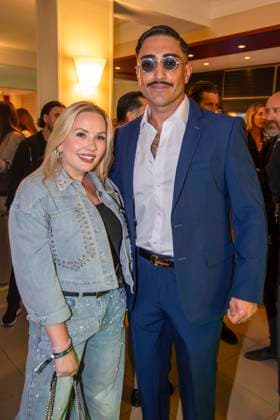 ABB CANNABE Melissa Heitmann and Capo as guests at the world premiere of Cannabe Die Doku mit Capo at Delphi Filmpalast , on 06 05 2026 in Berlin Berlin Germany