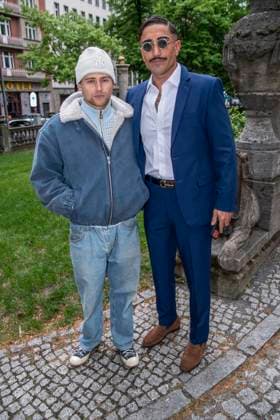 ABB CANNABE Paul Sundheim with Capo as guest at the world premiere of Cannabe The documentary with Capo at Delphi Filmpalast , on 06 05 2026 in Berlin Berlin Germany