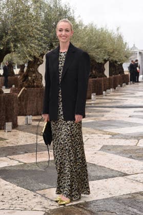 Venice, Pinault Foundation gala dinner on the island of San Giorgio, pictured: guest  Copyright: xFRANCESCAxVIECELIx xipa-agency.netx xFrancescaxViecelix IPA_Agency_IPA74479751