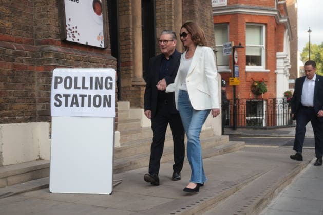 . 07 05 2026. London, United Kingdom. Keir Starmer Voting. Keir Starmer Voting in the local elections, Westminster  xMartynxWheatleyx xi-Imagesx IIM-26752-0002
