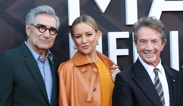 Arrivals for the Los Angeles premiere of Netflix s Marty, Life Is Short at The Egyptian Theatre Featuring: Eugene Levy, Kate Hudson, Martin Short Where: Los Angeles, California, United States When: 06 May 2026 Credit: Faye s Vision Cover Images EDITORIAL USE ONLY. NOT FOR USE BY NEWSPAPERS BASED IN THE UK. Copyright: xx coverimg55669548
