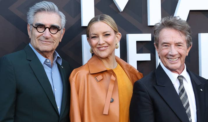 Arrivals for the Los Angeles premiere of Netflix s Marty, Life Is Short at The Egyptian Theatre Featuring: Eugene Levy, Kate Hudson, Martin Short Where: Los Angeles, California, United States When: 06 May 2026 Credit: Faye s Vision Cover Images EDITORIAL USE ONLY. NOT FOR USE BY NEWSPAPERS BASED IN THE UK. Copyright: xx coverimg55669550