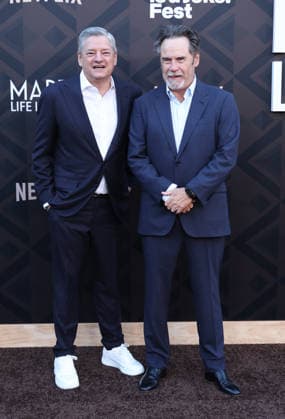 Arrivals for the Los Angeles premiere of Netflix s Marty, Life Is Short at The Egyptian Theatre Featuring: Ted Sarandos, Dennis Miller Where: Los Angeles, California, United States When: 06 May 2026 Credit: Faye s Vision Cover Images EDITORIAL USE ONLY. NOT FOR USE BY NEWSPAPERS BASED IN THE UK. Copyright: xx coverimg55669449